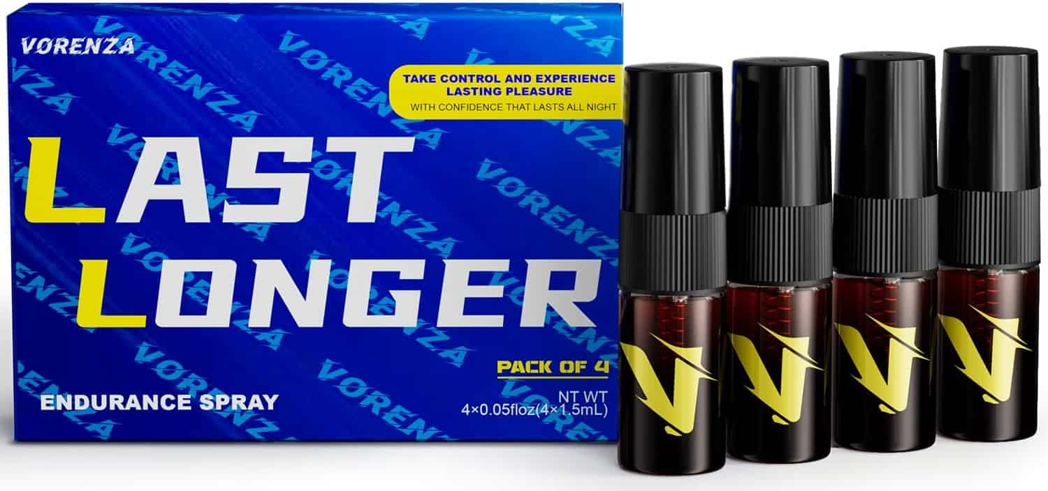 Long-Lasting Delay Spray for Men, Sex Enhancers for Adults Couples, Climax Sprayer for Men Enhance Stamina and Climax Control Prolong Performance1.5ml 0.05fl ozPack of 4