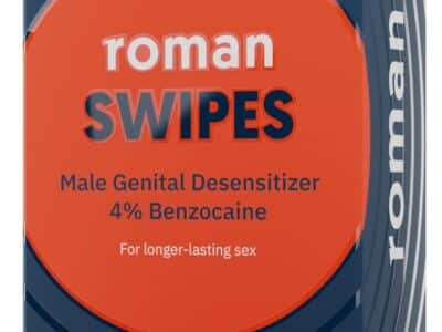 Ro Swipes | Fast-Acting, Convenient, Over-The-Counter Wipes Increase Stamina, Formulated with 4% Benzocaine, Features Discreet Packaging | 12-Pack